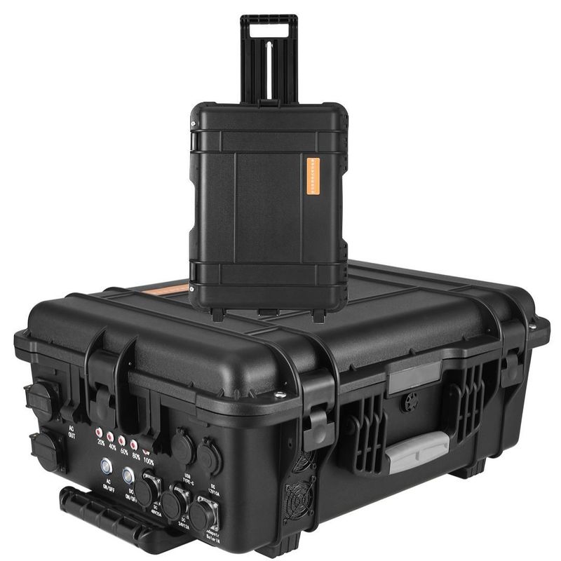 7000W 6993wh แบตเตอรี่พกพา แหล่งไฟฟ้ามือถือ เหมาะสําหรับสถานการณ์ฉุกเฉินภายนอกและในบ้าน