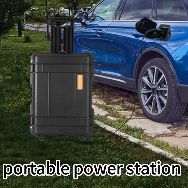 โมบายคอมแพคต์ 600W/3000W/4000W แบตเตอรี่ลิเดียม UPS Power Station สําหรับการตั้งแคมป์กลางแจ้ง