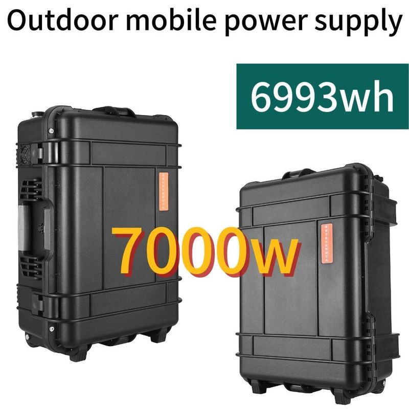 8000W พลังงานสูงสุด AC LiFePO4 โรงไฟฟ้าพลังงานพลังงานแสงอาทิตย์สําหรับความต้องการภายนอกของครัวเรือน