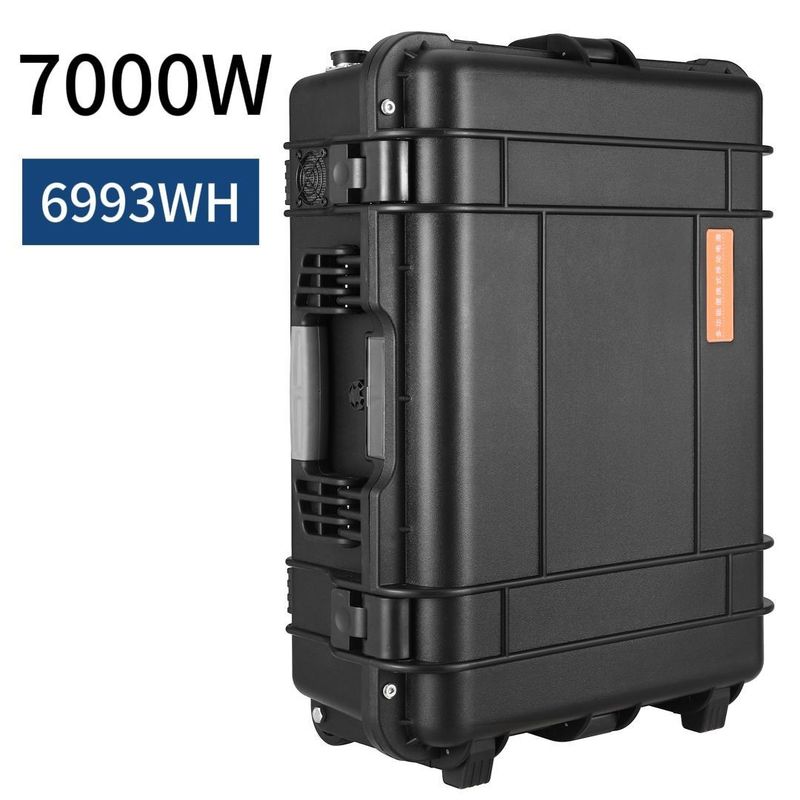 7000W/6993wh โซลาร์เจนเนอเรเตอร์ สถานไฟฟ้าพกพาฉุกเฉินสําหรับกลางแจ้งและฉุกเฉิน