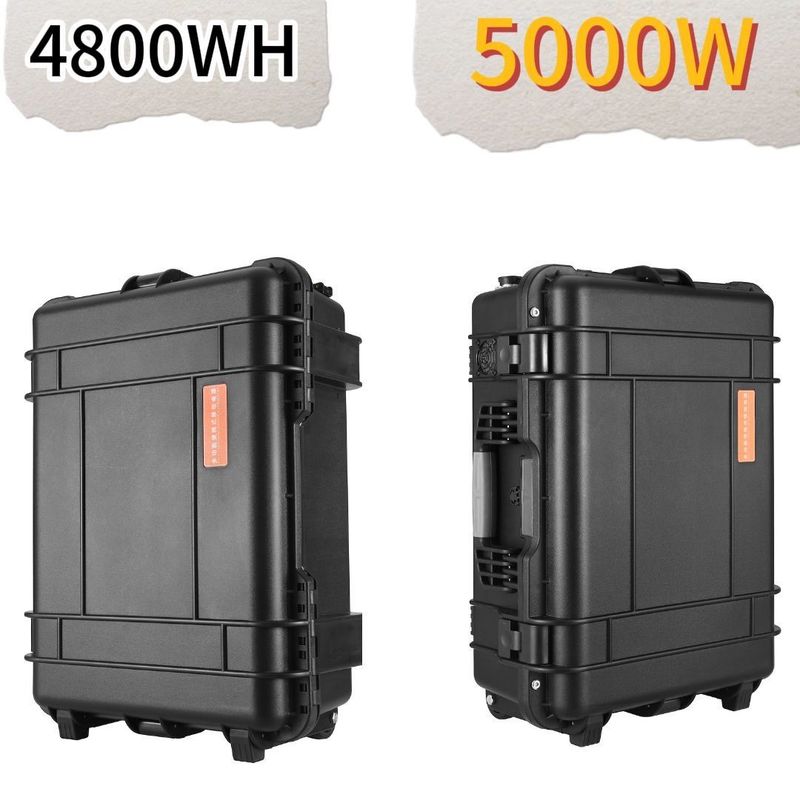 4000W/220-240V AC LiFePO4 เครื่องผลิตพลังงานแสงอาทิตย์สําหรับกิจกรรมกลางแจ้งในครัวเรือน