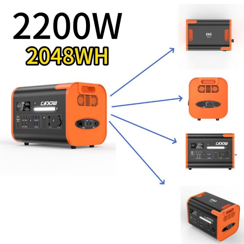 51.52V40ah 3.22V*16s แคมป์สแตนด์บาย พลังงานอินเวอร์เตอร์ที่มีความจุแบตเตอรี่ 51.52V40ah