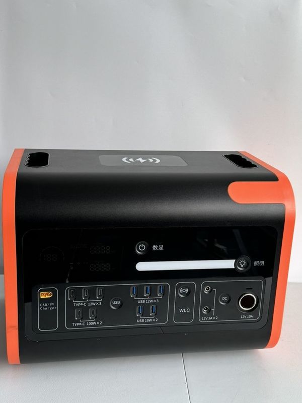 2200W สถานไฟฟ้าพกพา UPS ไฟฟ้าแสงอาทิตย์ 800W เครื่องกําเนิดไฟฟ้า