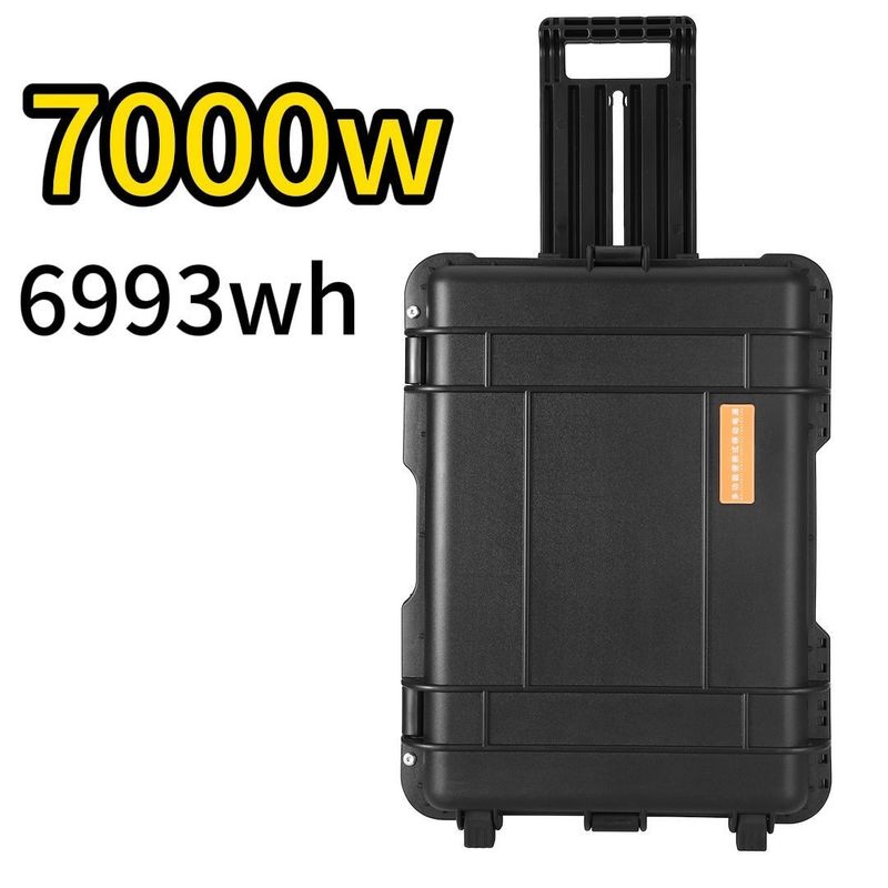 ตลาดเอเชียตะวันออก 7000W/6993wh สถานที่พลังงานพกพาสําหรับการถ่ายภาพในกลางแจ้ง Drone