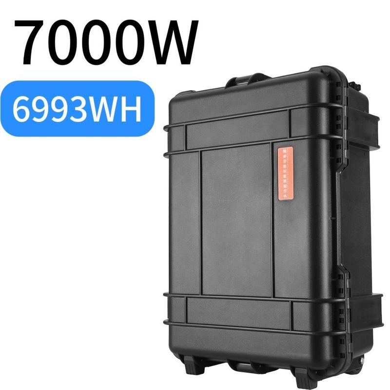 สถานไฟฟ้าพลังแสงอาทิตย์แบบพกพา 7000W/5000W/3000W สําหรับการชาร์จฉุกเฉินในการเดินทางกลางแจ้ง