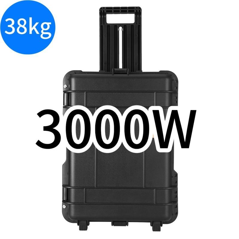 4000W/3840wh พลังงานไฟฟ้าเคลื่อนไหวขนาดใหญ่สําหรับการเดินทางกลางแจ้ง สถานที่เก็บพลังงานฉุกเฉิน 1