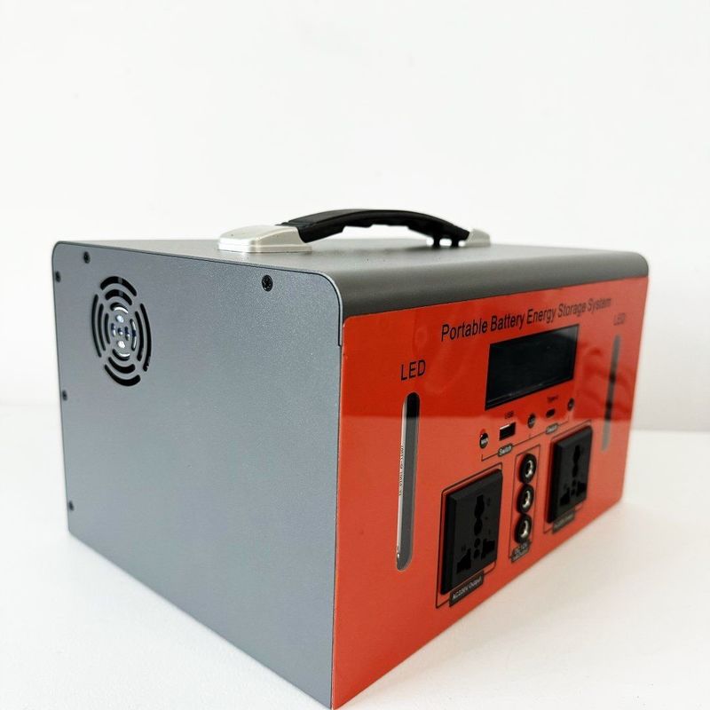 แผนไฟฟ้าพลังแสงอาทิตย์ 45W และแบตเตอรี่ลิเดียม โรงไฟฟ้าพกพา 300W 500W เครื่องผลิตพลังแสงอาทิตย์