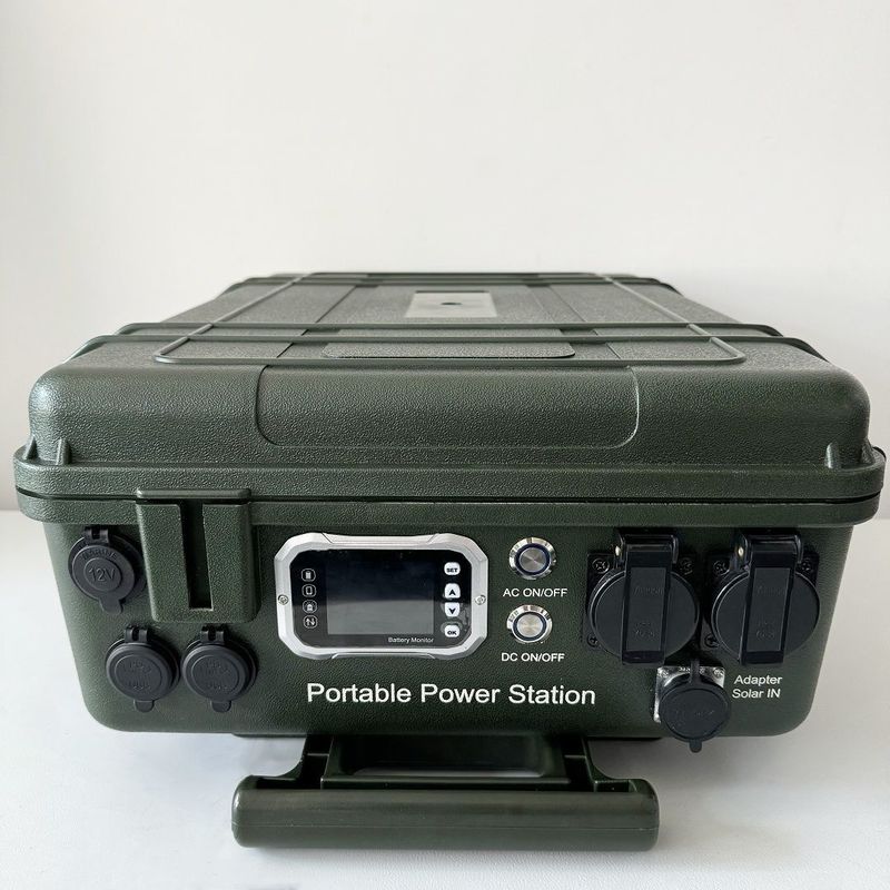 เครื่องไฟฟ้าพกพาชาร์จแสงอาทิตย์ 6000W พร้อมกรอบกลาง ABS และเครื่องควบคุม MPPT