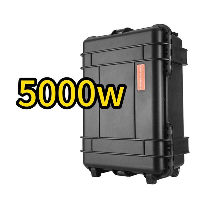 110V/230V5000W พลังงาน สถานที่พลังงานแสงอาทิตย์พกพาสําหรับบ้าน RV ธนาคารชาร์จกลางแจ้ง