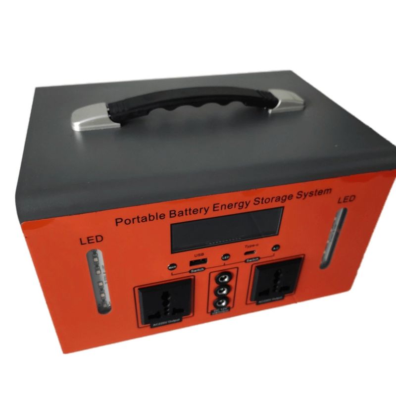 สถานที่พลังงานพกพา 300W/500W พร้อมพอร์ต USB และฐานพลังงาน AC สําหรับการตั้งแคมป์หรือพลังงานฉุกเฉิน