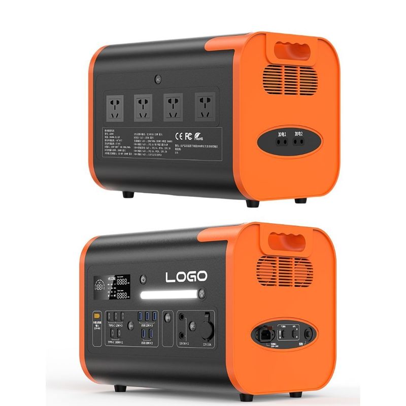LiFePO4 สถานที่พลังงานพกพา 40ah/2200W/2400W สําหรับการชาร์จหลายฉากและฉุกเฉิน