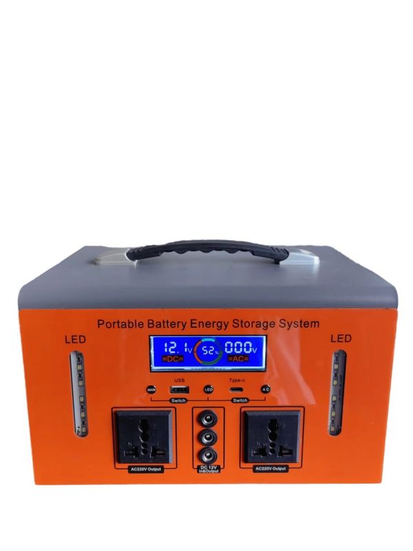 XT500 500W/110V/220V แคมปิ้งกลางแจ้งชาร์จ เครื่องไฟฟ้าพกพาพร้อมเครื่องปรับไฟ DC