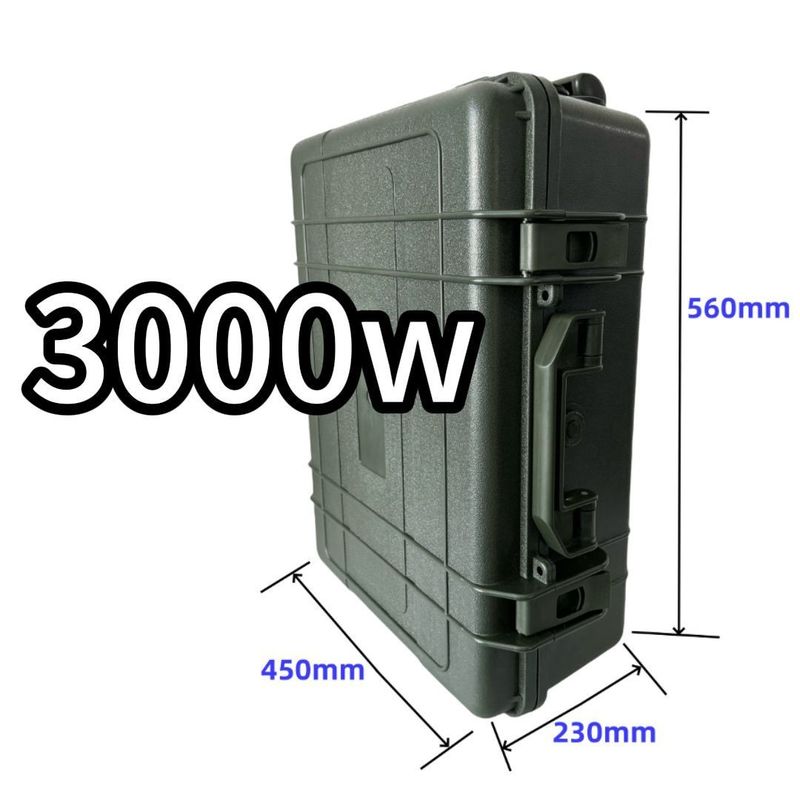 เครื่องดับเพลิงอัตโนมัติ 3000W พร้อมพอร์ต AC / DC / USB