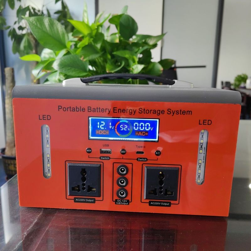 สถานไฟฟ้าฉุกเฉินสําหรับลูกเสือ 500W Camping Hunting 12V DC Output 11-14V Max