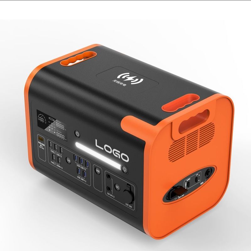 1500W AC ชาร์จ 2400W/40ah เดินทาง พกพา ลิทธิียมเก็บพลังงาน โรงไฟฟ้าแสงอาทิตย์