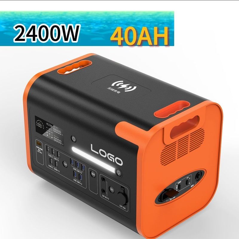2400W/2048wh บอร์ดปรับปรุงสําหรับโรงไฟฟ้าฉุกเฉินกลางแจ้งพกพาขนาดใหญ่