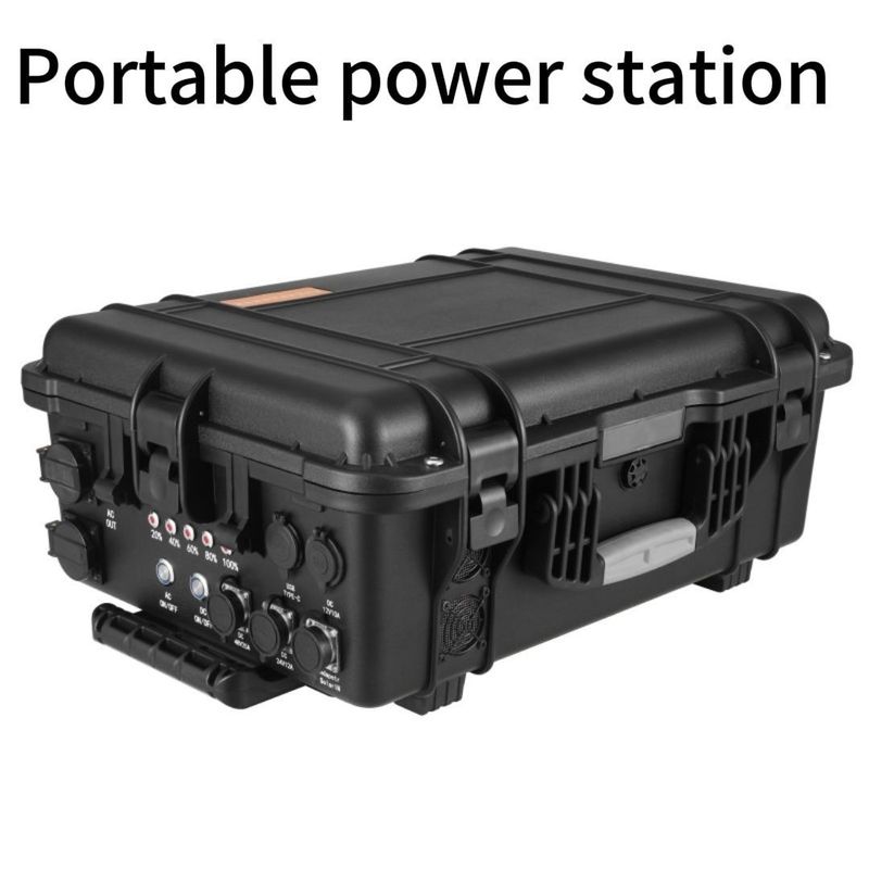 3000W-7000W เครื่องเก็บพลังงานประจําบ้าน ระบบพลังงานแสงอาทิตย์ โรงไฟฟ้าเคลื่อนที่กลางแจ้ง