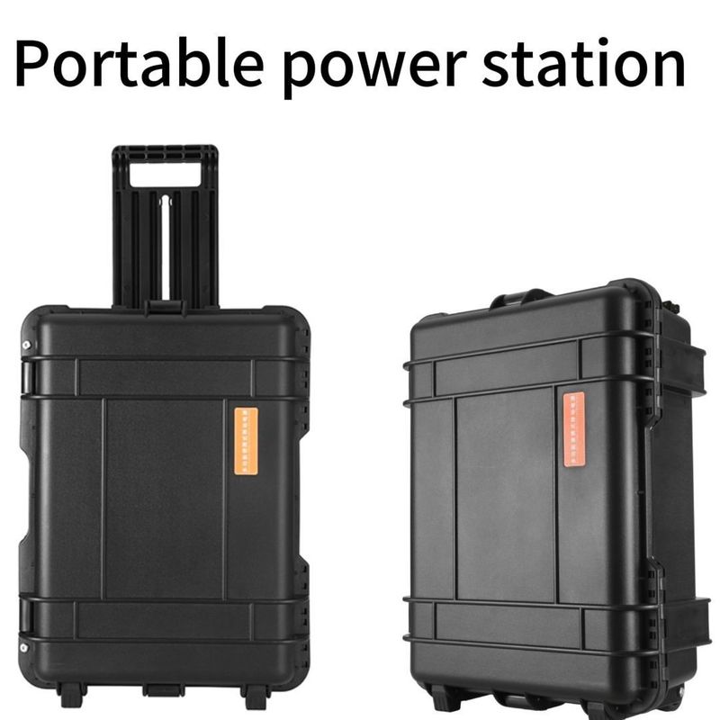 LiFePO4 โรงไฟฟ้าพลังแสงอาทิตย์พกพา 5000W/4800wh น้ําหนักรวม 50,000 kg