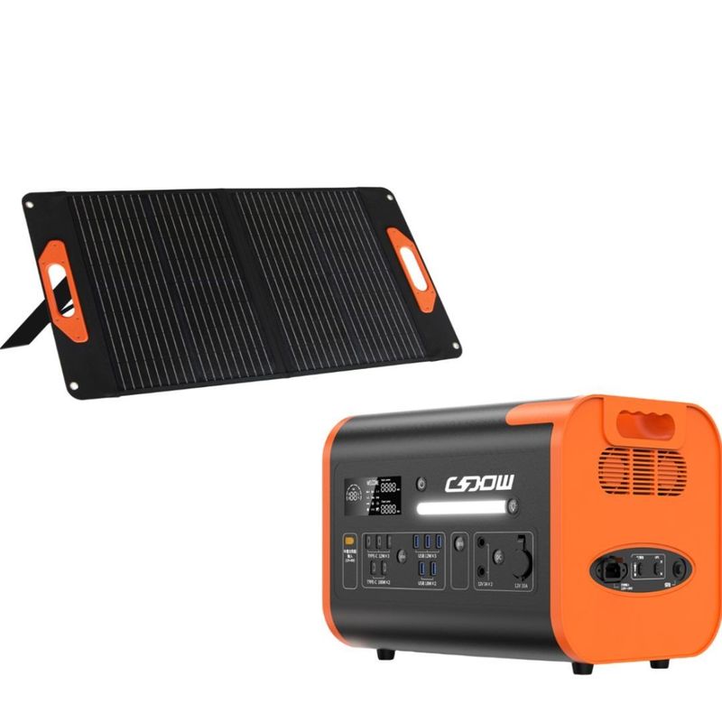 พลังงานคงที่ 2200W สามารถขับเคลื่อน 4000W แคมป์กลางแจ้ง สถานที่พลังงานแบตเตอรี่พกพา