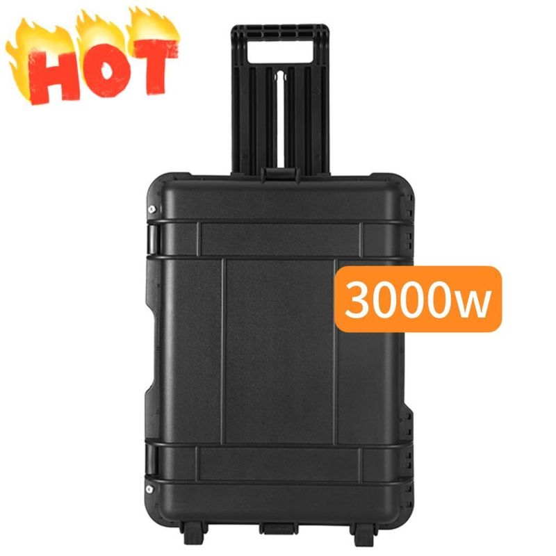 เครื่องกําเนิดไฟพกพาภายนอก 3000W สําหรับการสื่อสารและแคมป์ที่สามารถปรับแต่งได้